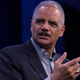 Former U.S. Attorney General Eric Holder is seen here speaking at a Washington Post interview in D.C. in February of 2018.